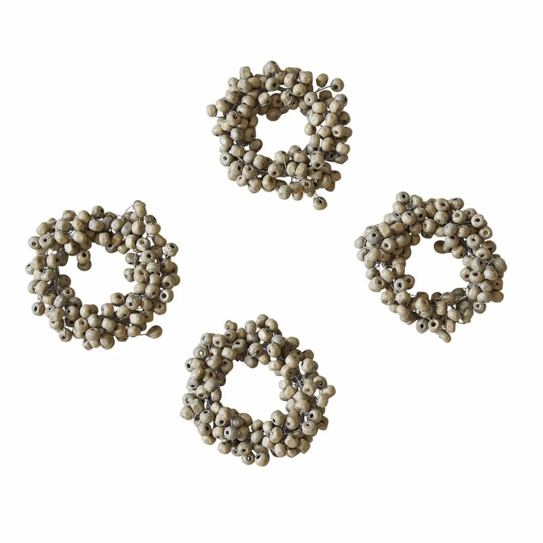 Loberon Costavio Servetring - 4 Stuks - Bruin