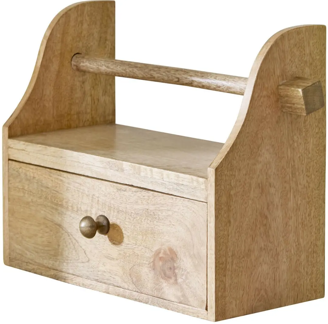 Loberon Organizer Roisenn - Bruin - afbeelding 6 van 6