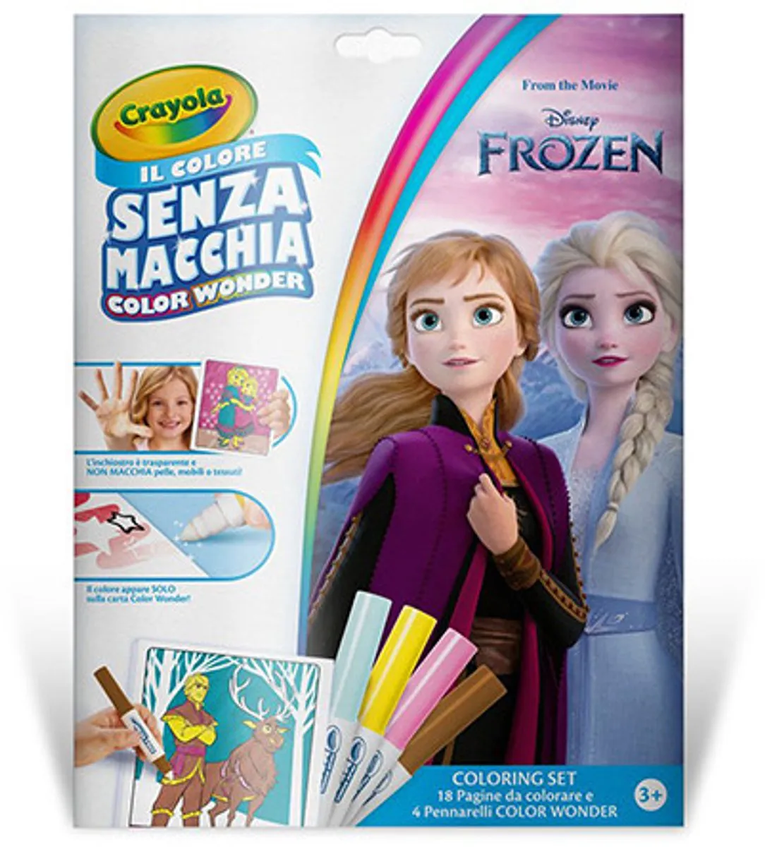 Crayola Color Wonder Frozen Stiften - 18 Kleurplaten