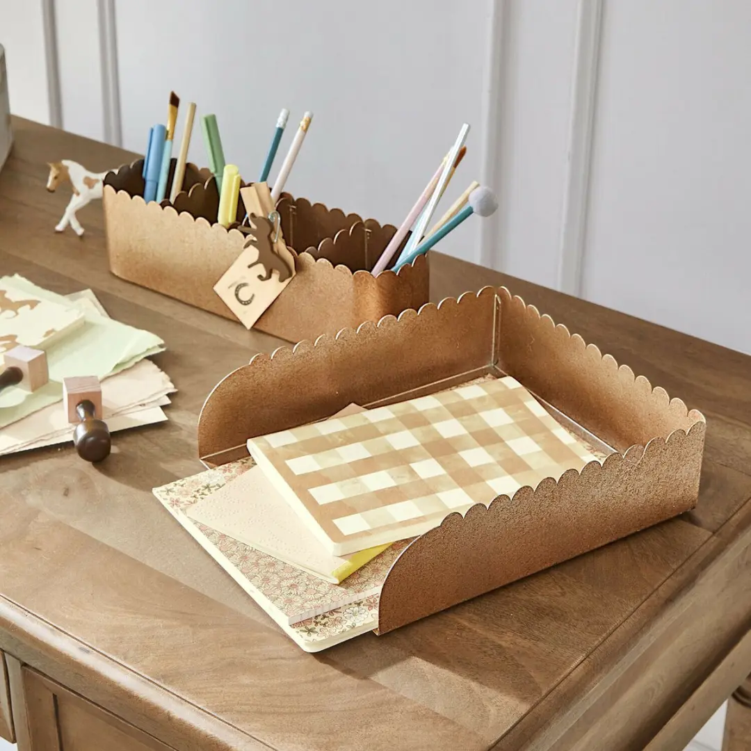 Loberon Cévoline Organizer Set - 2 Stuks Antiekmessing