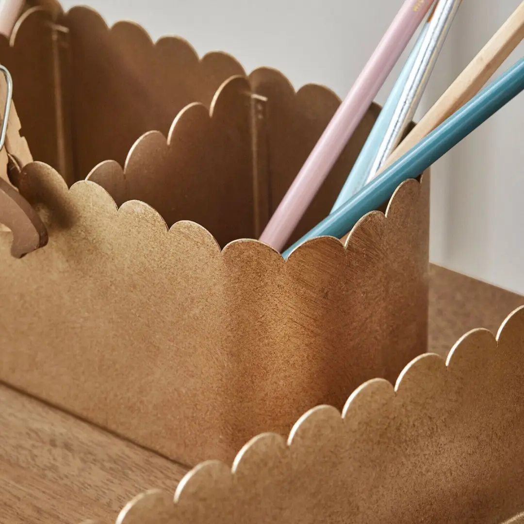Loberon Cévoline Organizer Set - 2 Stuks Antiekmessing