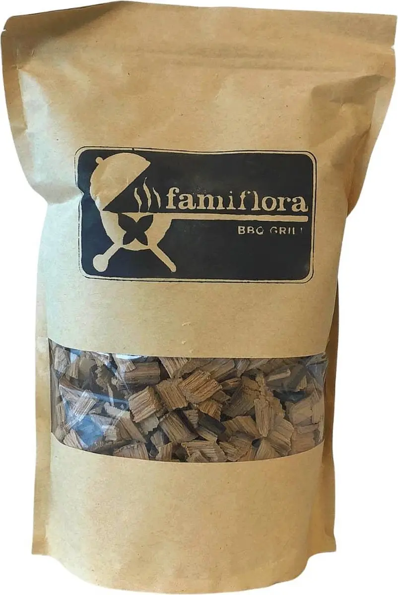 Famiflora BBQ Rooksnippers Rode Wijn 1700ml