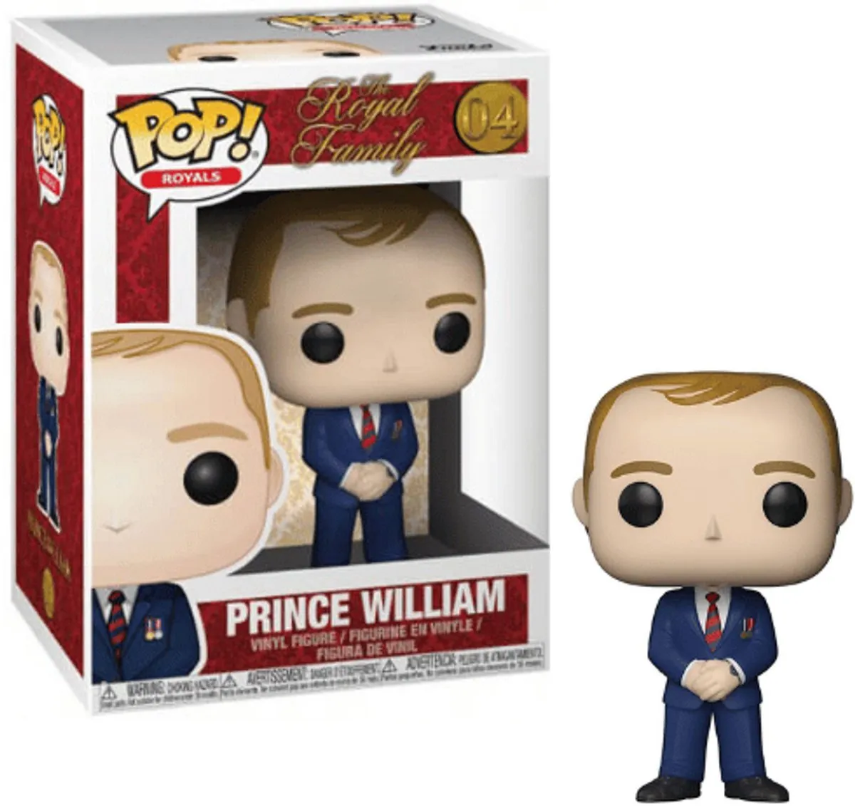 Funko Pop! Royal Family Prince William - #04 Verzamelfiguur - Multi - afbeelding 5 van 5