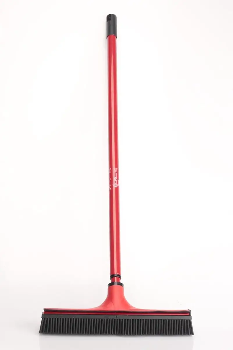 V7 bezem met V-groef Rood