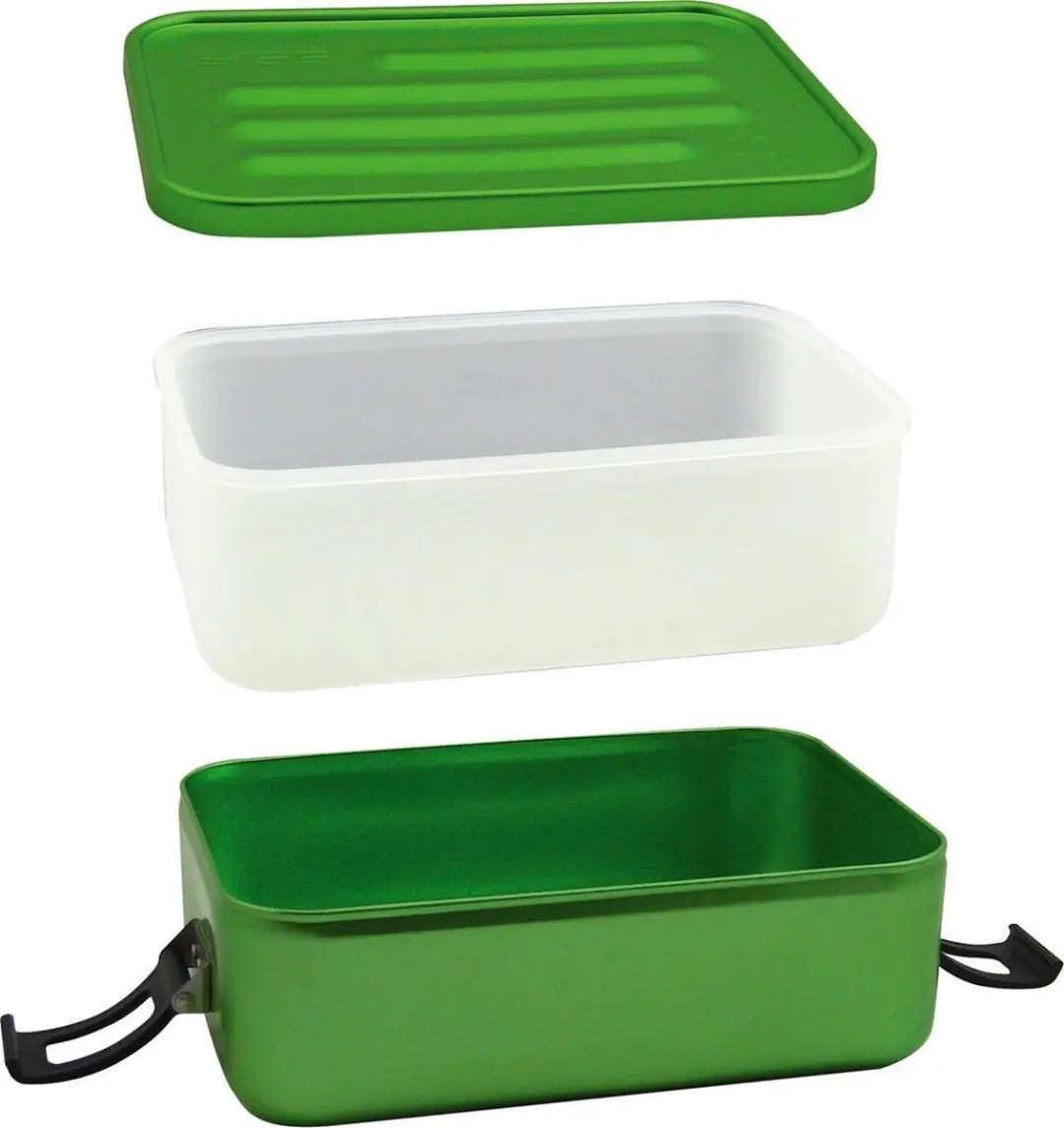 Sigg Large Metal Lunchbox Plus GO8698-20 - 1.4L - Groen - afbeelding 2 van 5