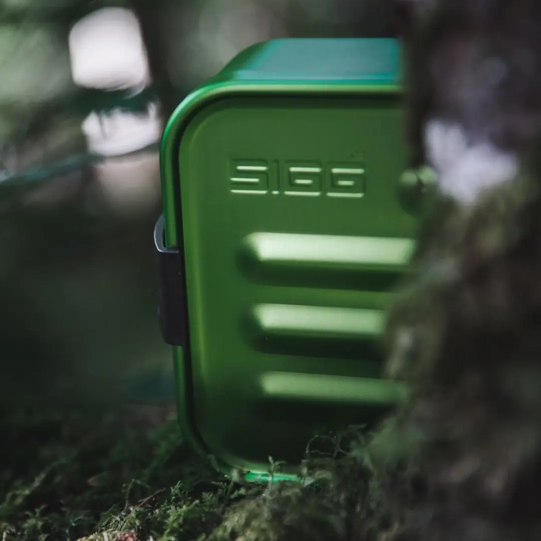 Sigg Large Metal Lunchbox Plus GO8698-20 - 1.4L - Groen - afbeelding 3 van 5
