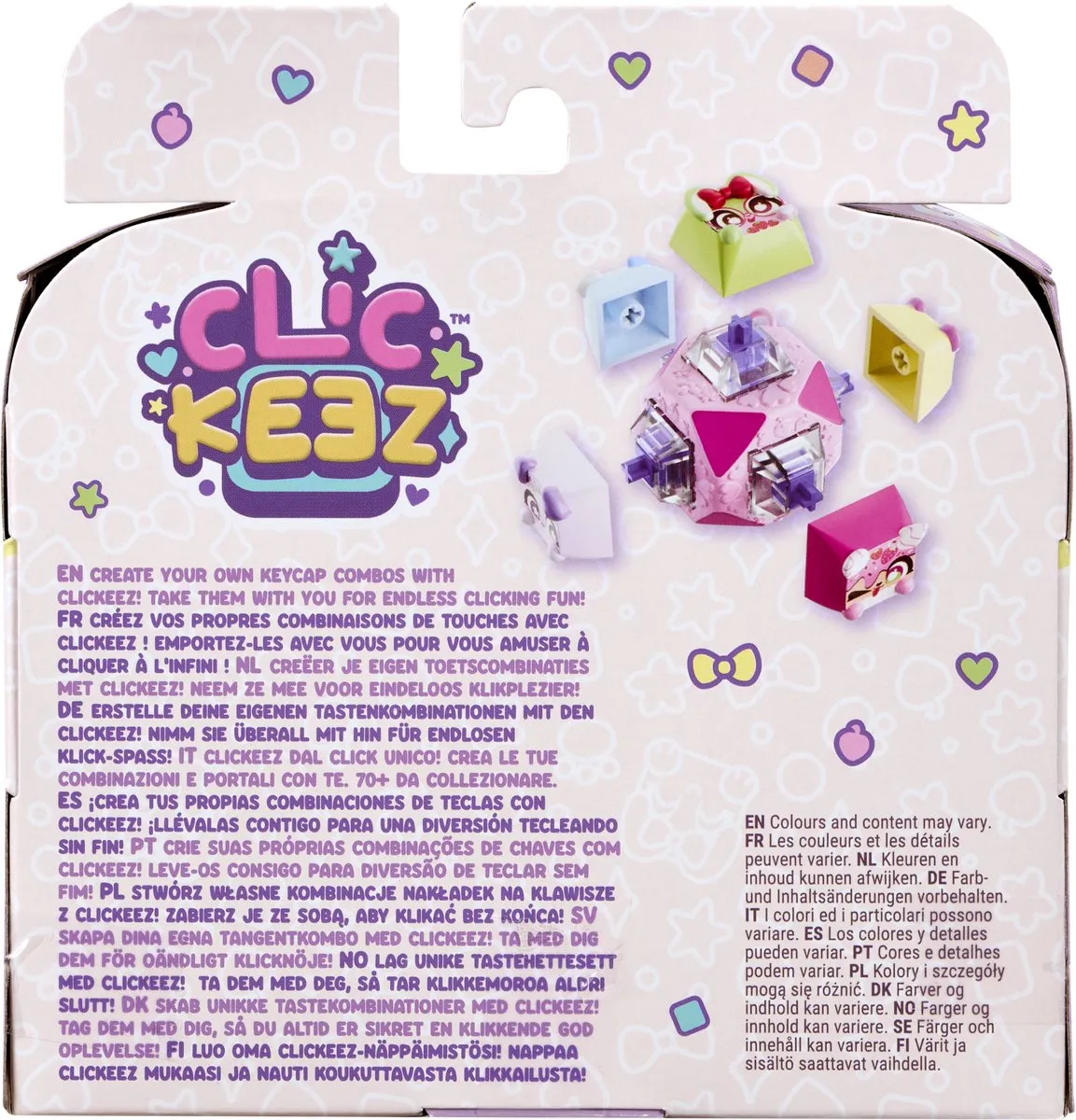 Goliath Clickeez Series 1 Cube Sleutelhanger - Anti-stress Speelgoed - Deluxe Keychain