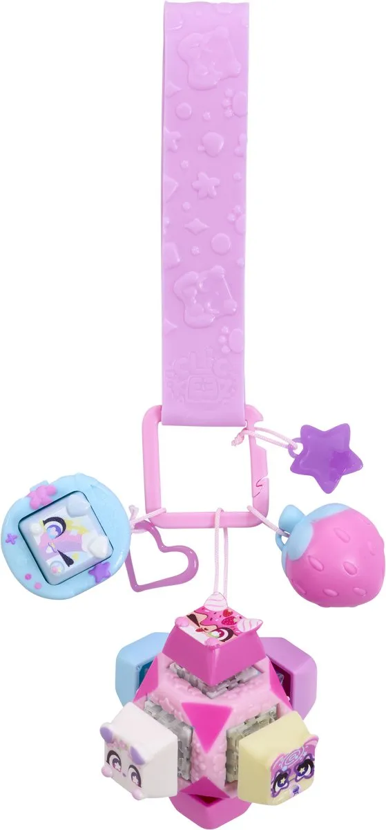 Goliath Clickeez Series 1 Cube Sleutelhanger - Anti-stress Speelgoed - Deluxe Keychain