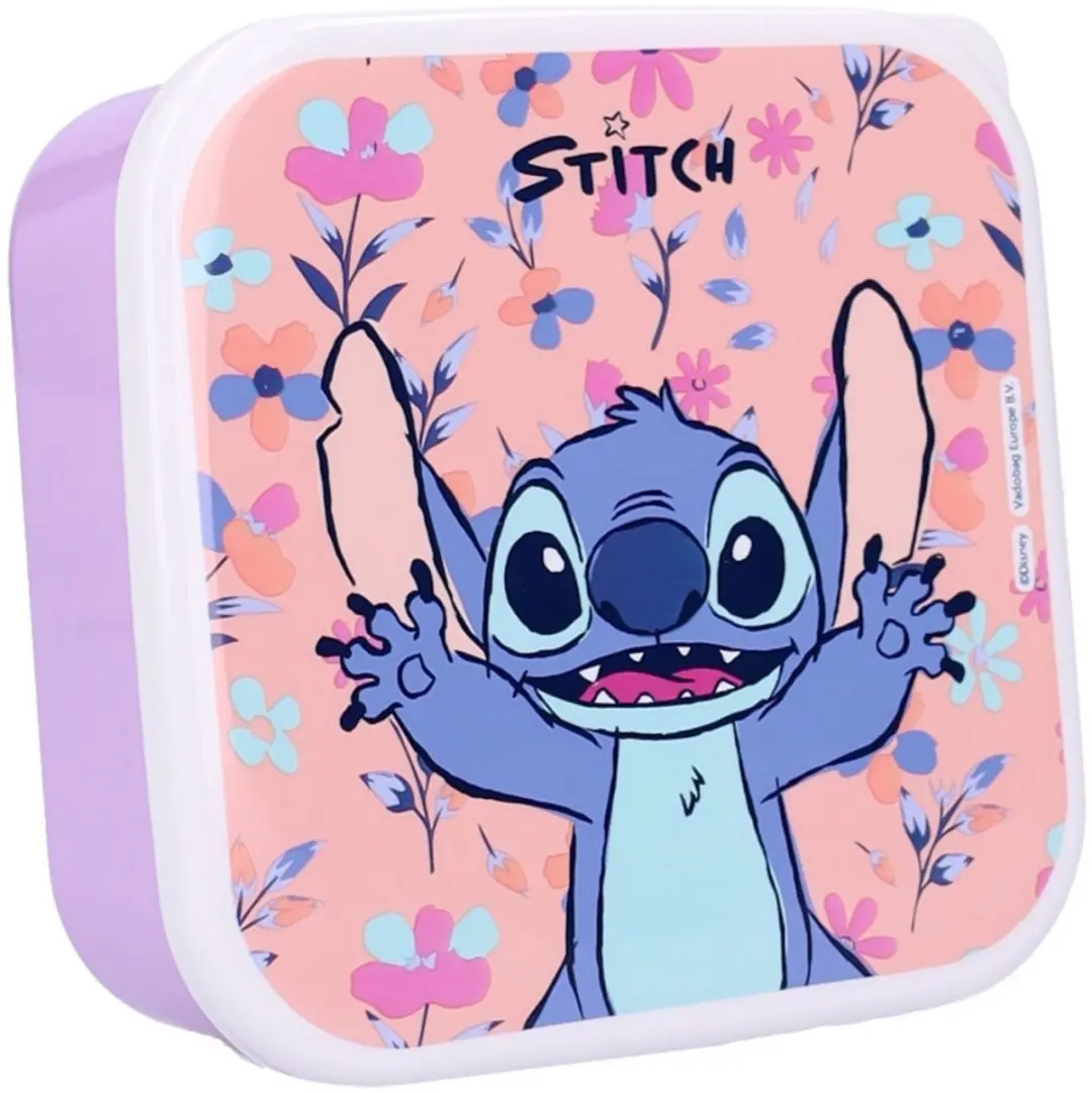 Lilo & Stitch Snackdoosje 3-delig - 0.8L - Multi Colour - afbeelding 6 van 6