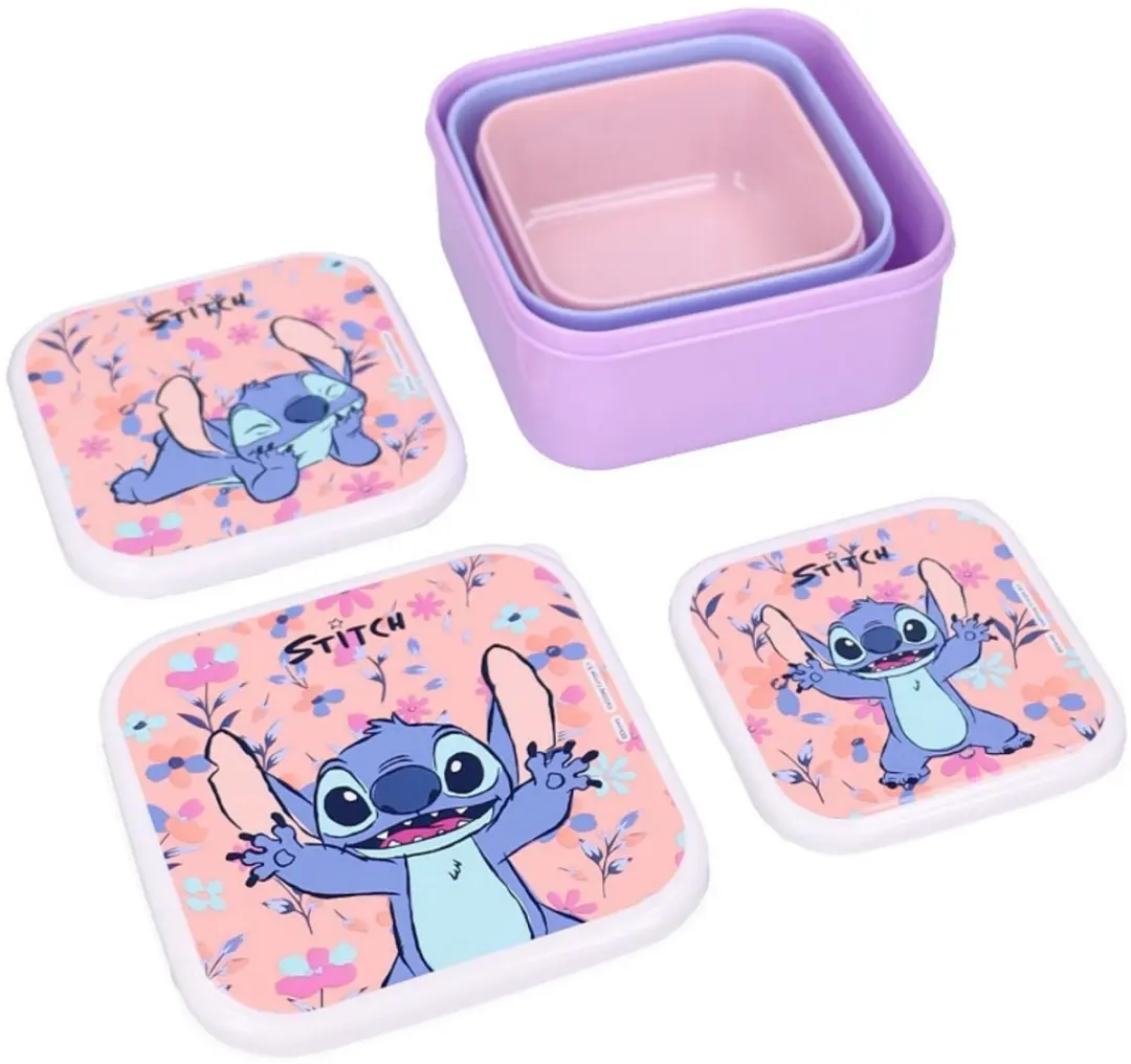 Lilo & Stitch Snackdoosje 3-delig - 0.8L - Multi Colour - afbeelding 4 van 6