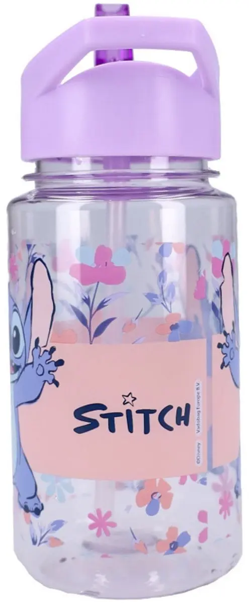 Lilo & Stitch Drinkfles Stitch 450ml - Transparant