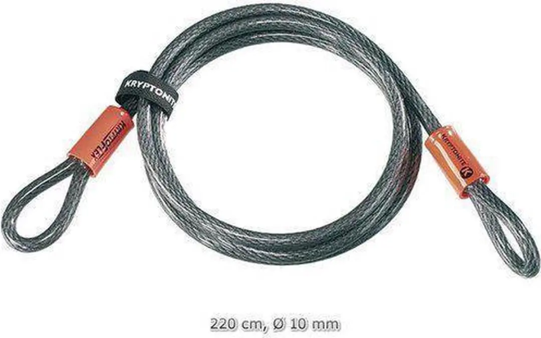 Kryptonite Kryptoflex Kabelslot 120cm - Zilver