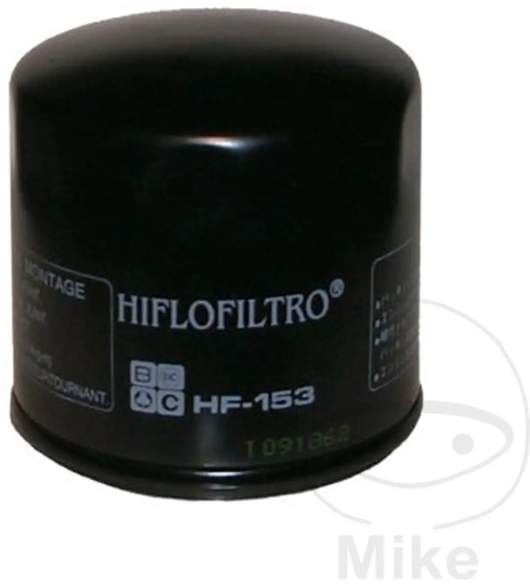HifloFiltro Oliefilter Gilera HF153 - Noir - afbeelding 4 van 4