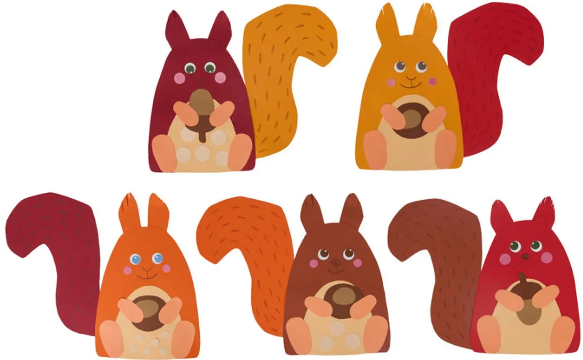 Haba Knutselpakket Eekhoorns - 3+ - Multicolor