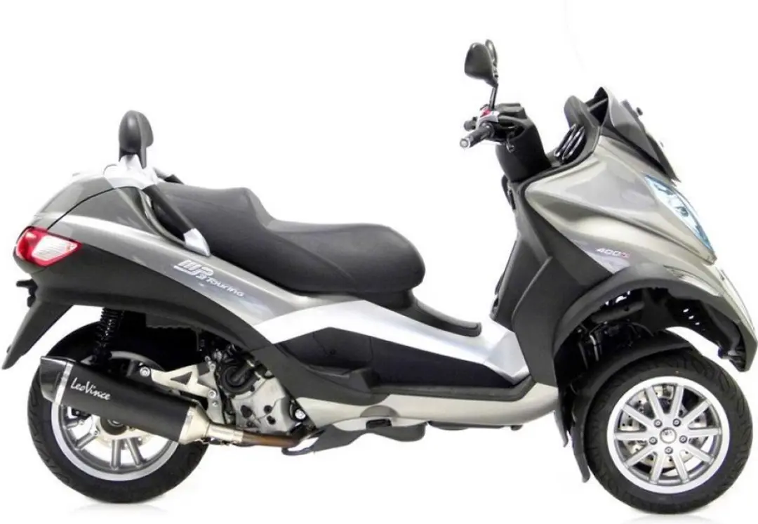 Leovince Uitlaatdemper voor scooter Piaggio 400 Mp3 Ie 2007 tot 2012 Gloednieuw