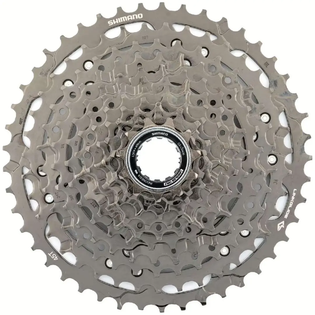 Shimano Cues LG400-11 Fietscassette 11-Speed 11-45t - Zilver - afbeelding 6 van 6