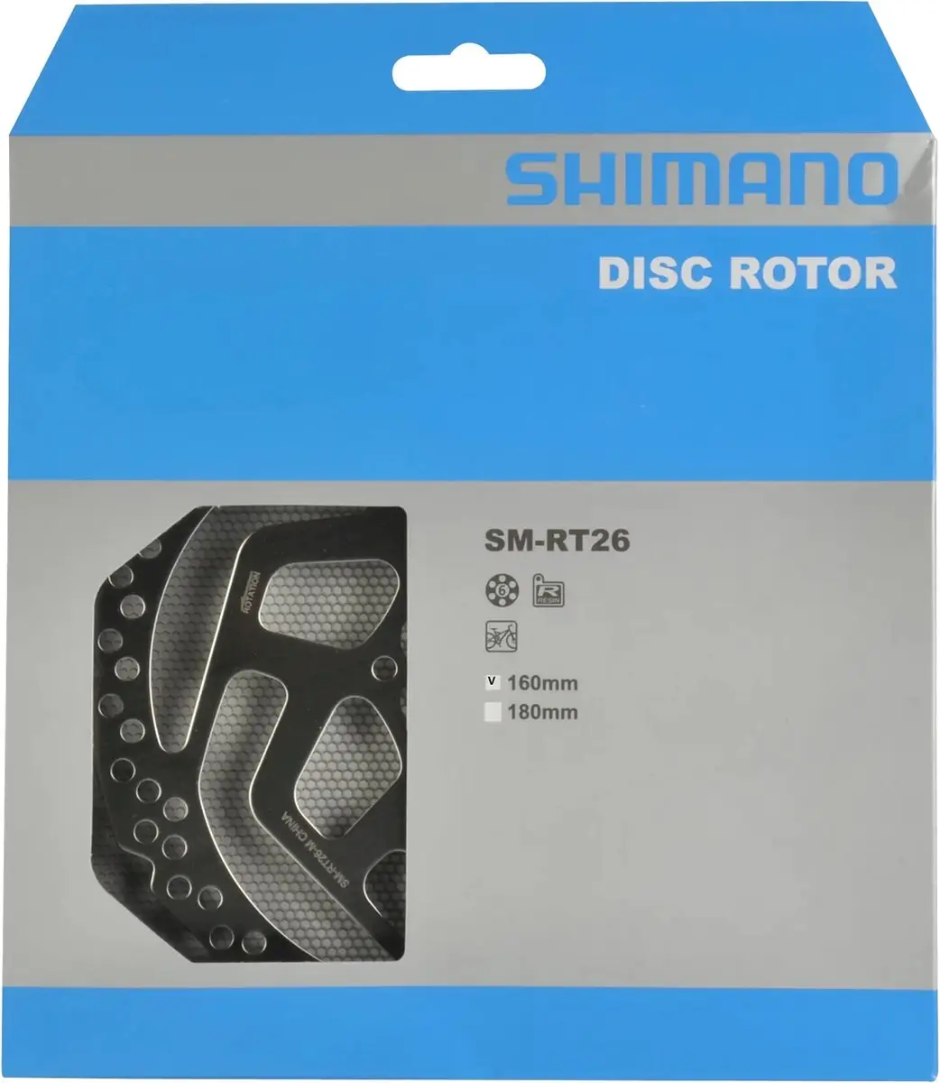 Shimano RT26 Remschijf 160mm - 6 Schroeven - afbeelding 5 van 6