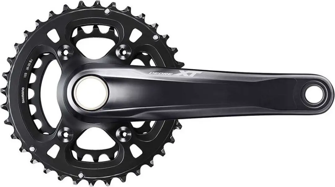 Shimano Deore XT FC-M8100-2 Crankstel 36/26T 172,5mm - Zwart - afbeelding 2 van 3