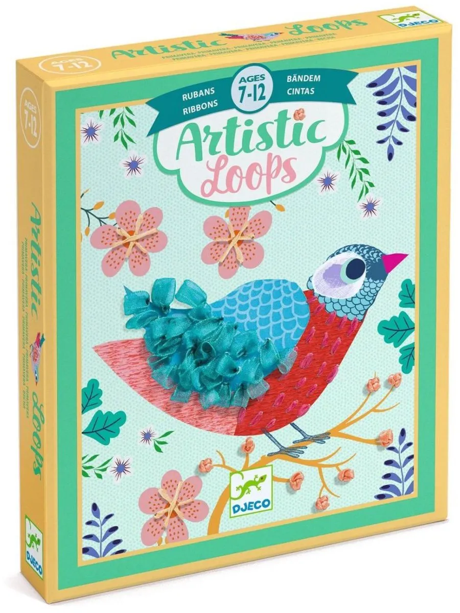 Djeco DJ9488 Satijnen & Organza Linten - 4 Stuks - Multi