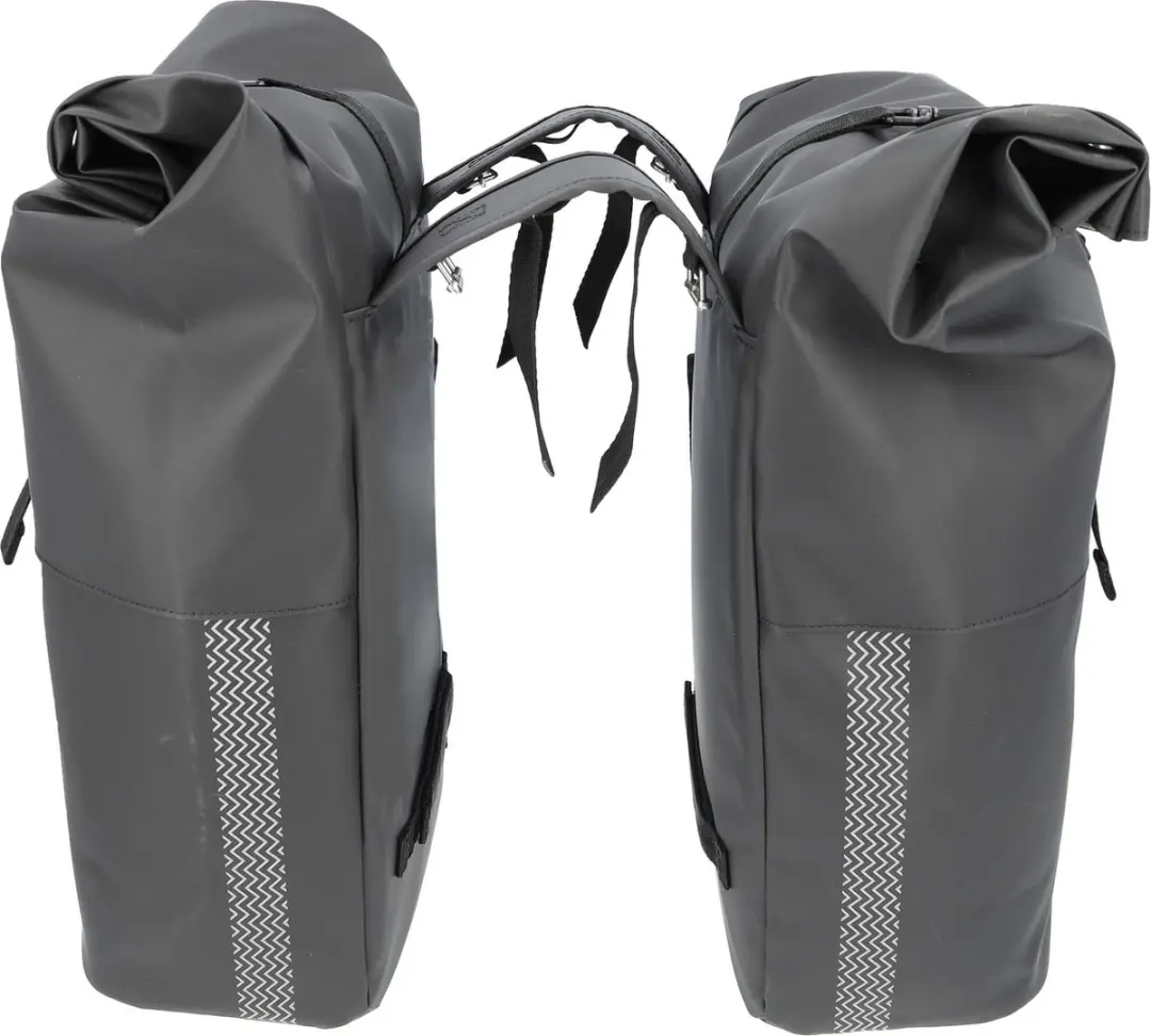 New Looxs Fietstas Dubbel Nyborg 34L - Zwart