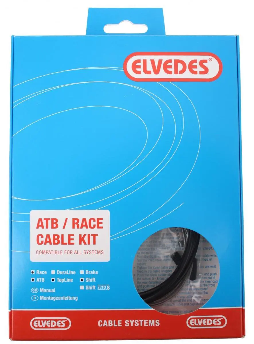 Elvedes Schakelkabelkit Mountainbike - Zwart - afbeelding 5 van 6