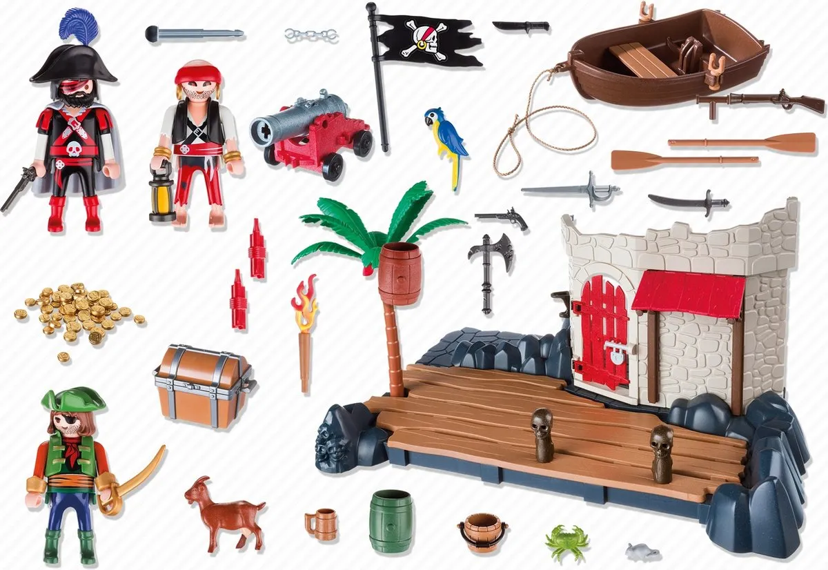 Playmobil SuperSet Piratenfort 6146 - Multicolor - afbeelding 4 van 6