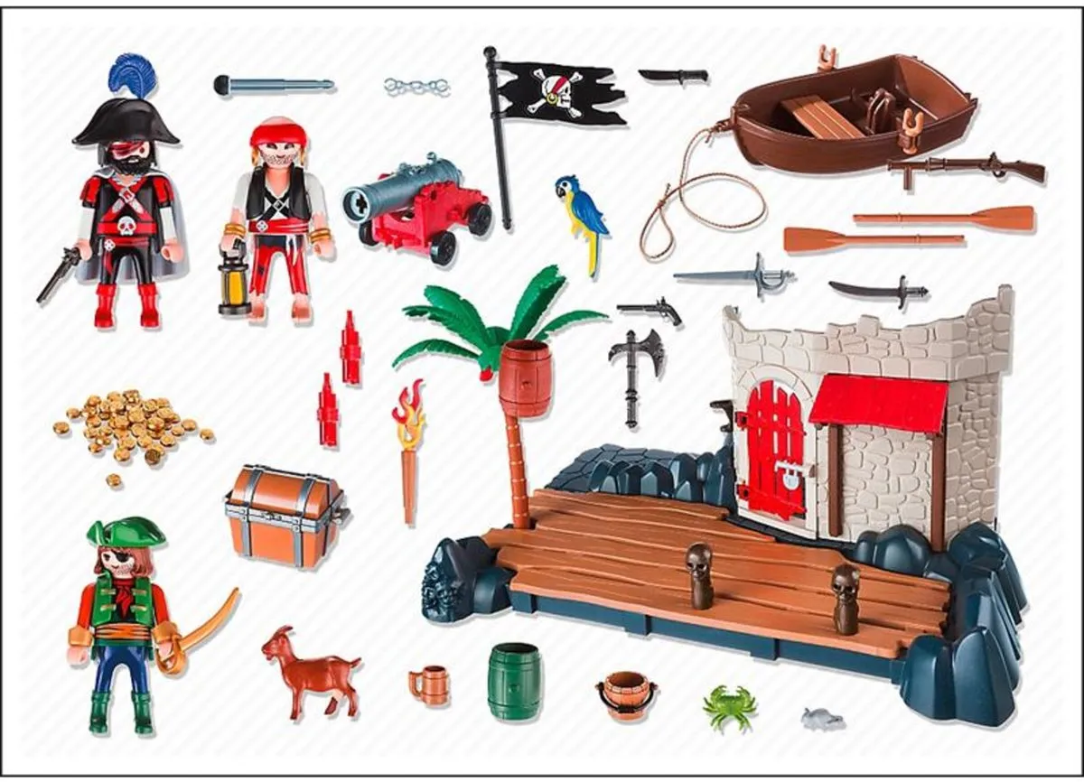 Playmobil SuperSet Piratenfort 6146 - Multicolor - afbeelding 5 van 6
