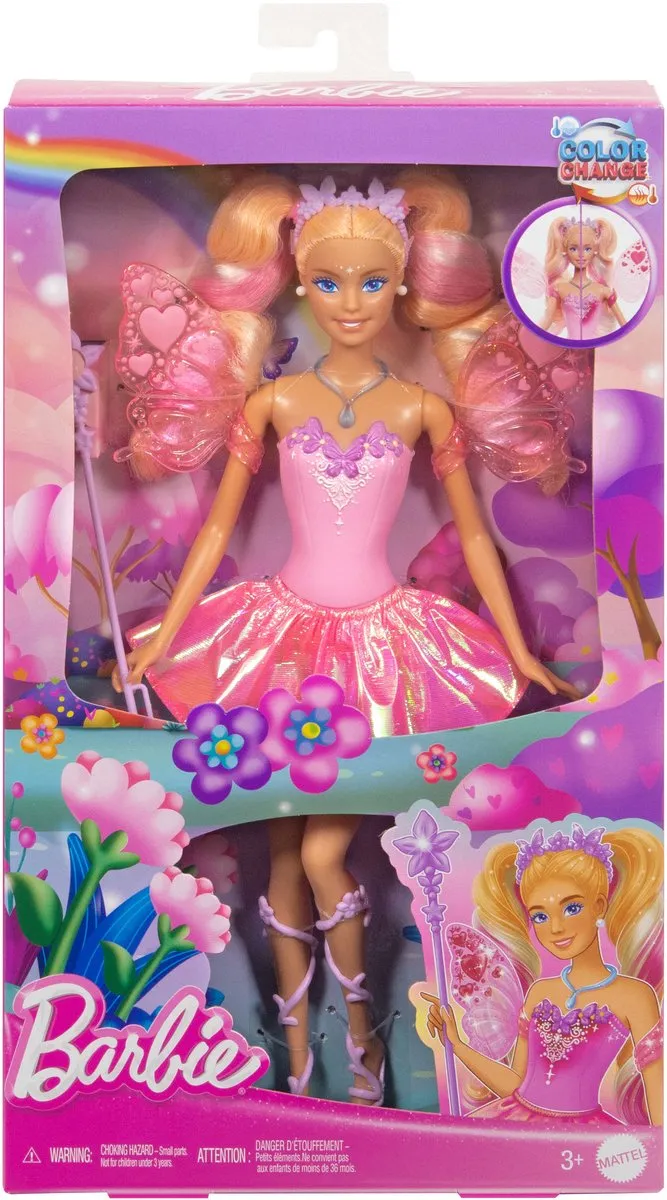 Barbie Fantasie Sprookjespop JCP76 - Multicolor