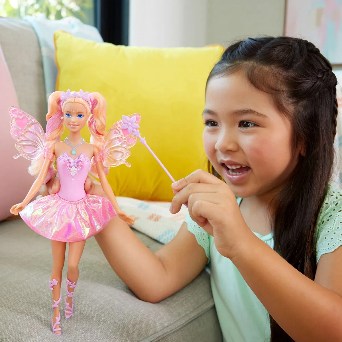 Barbie Fantasie Sprookjespop JCP76 - Multicolor