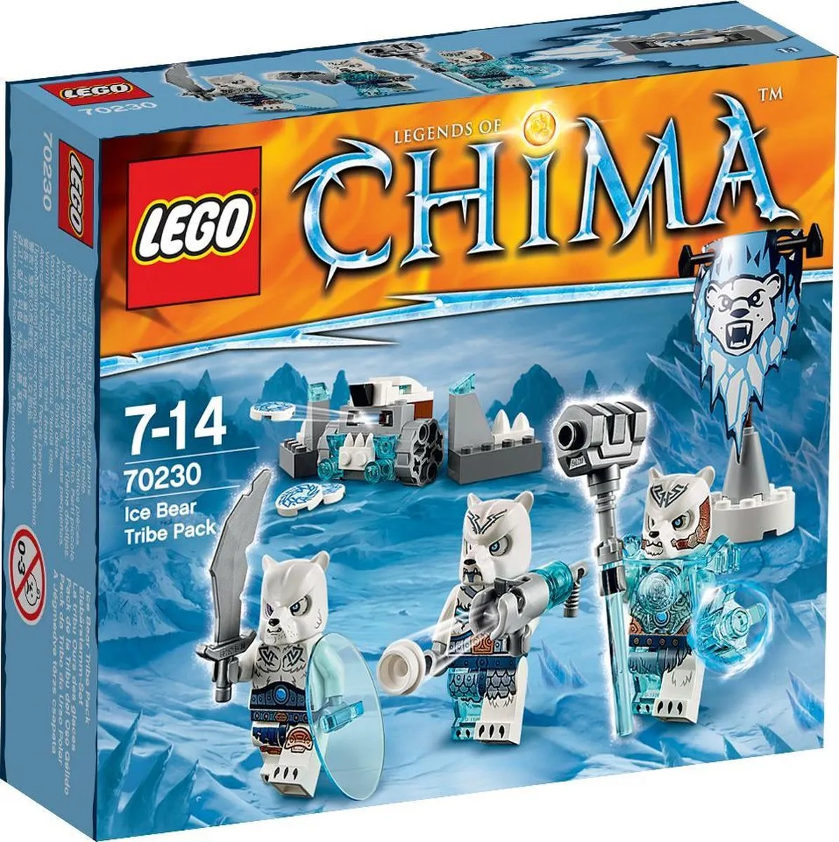 LEGO Chima IJsbeerstam Vaandel 70230