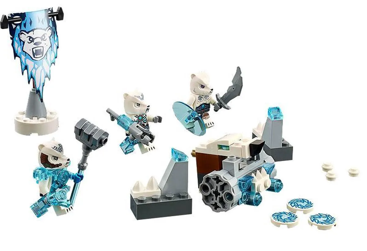 LEGO Chima IJsbeerstam Vaandel 70230 - 75 Stukken