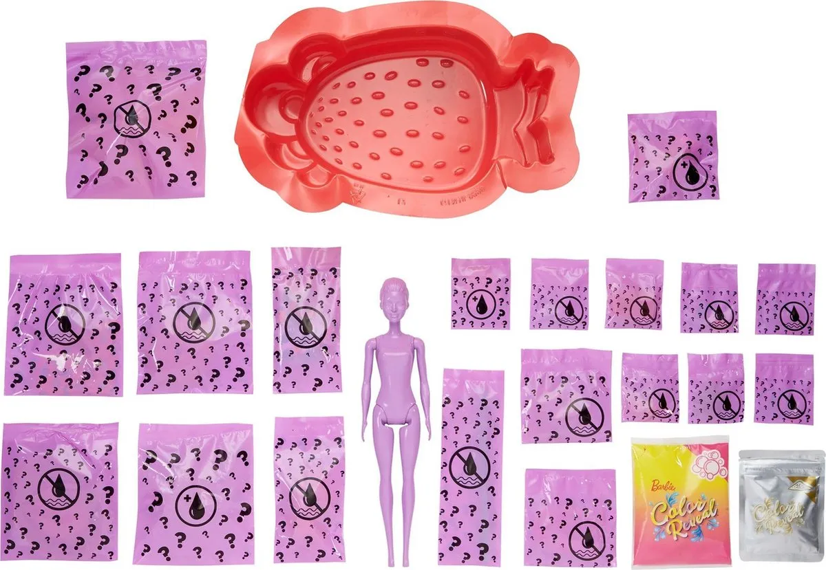 Barbie Color Reveal Ultimate Reveal Wave 3 Aardbei - Rood