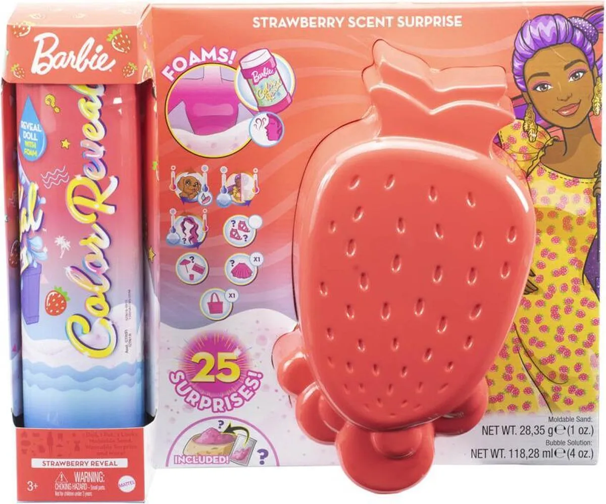 Barbie Color Reveal Ultimate Reveal Wave 3 Aardbei
