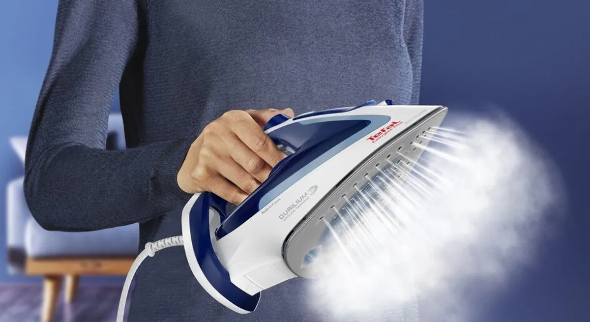 Tefal EasyGliss Plus FV5715 Stoomstrijkijzer - 2400W - Blauw/Wit