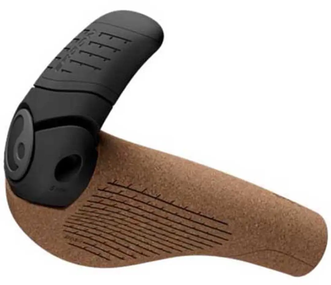 Ergon GP2 Evo Biokork S Handvatten - 130.5mm - Bruin - afbeelding 5 van 6