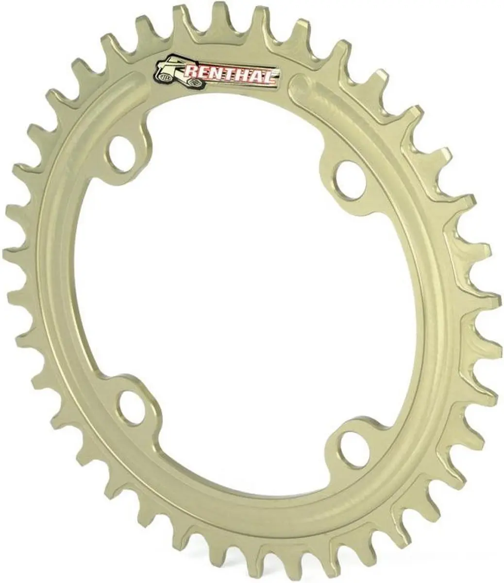 Renthal 1xR 96 BCD Kettingblad 32T - Goud - afbeelding 4 van 5