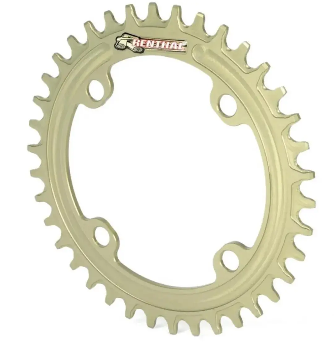 Renthal 1xR 96 BCD Kettingblad 32T - Goud - afbeelding 3 van 5