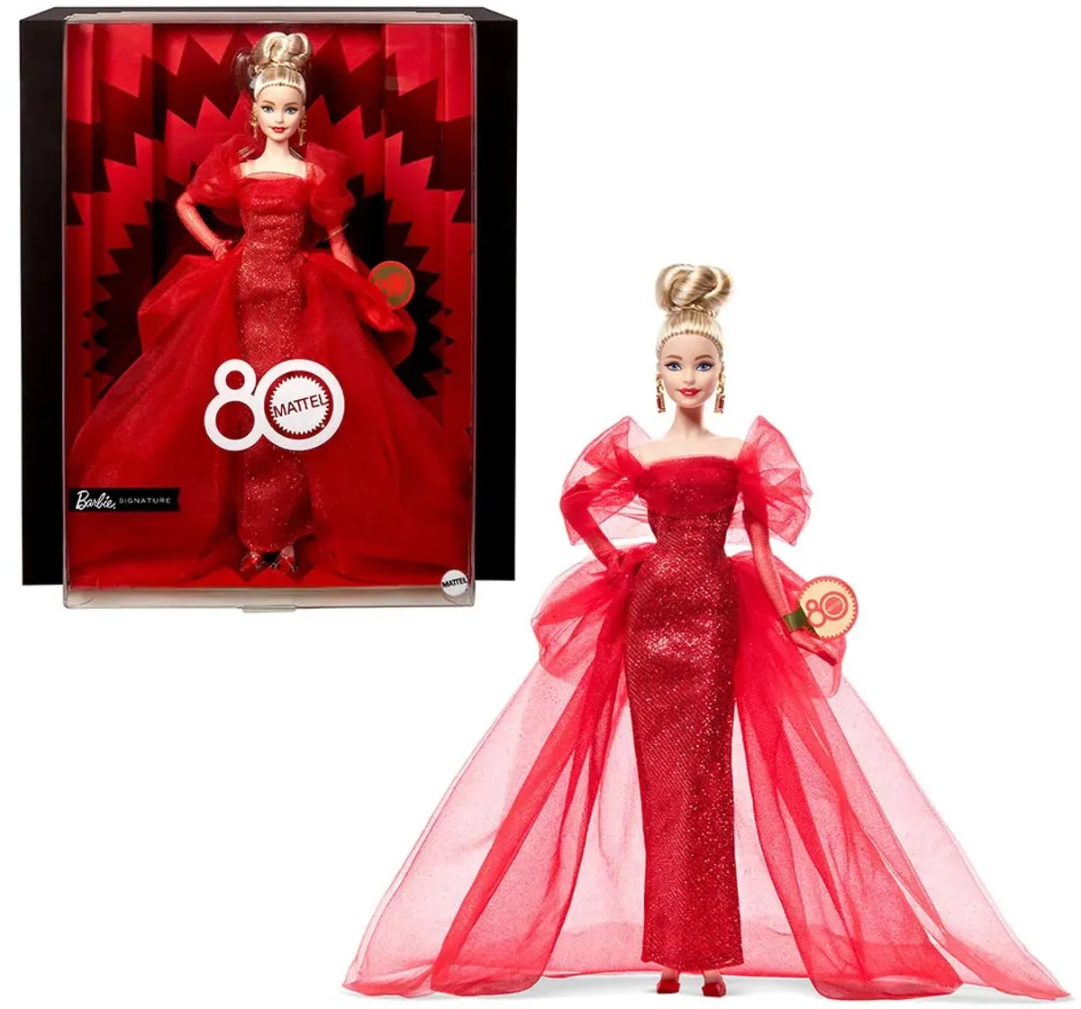 Barbie Blond Pop 80e Verjaardag JBJ17