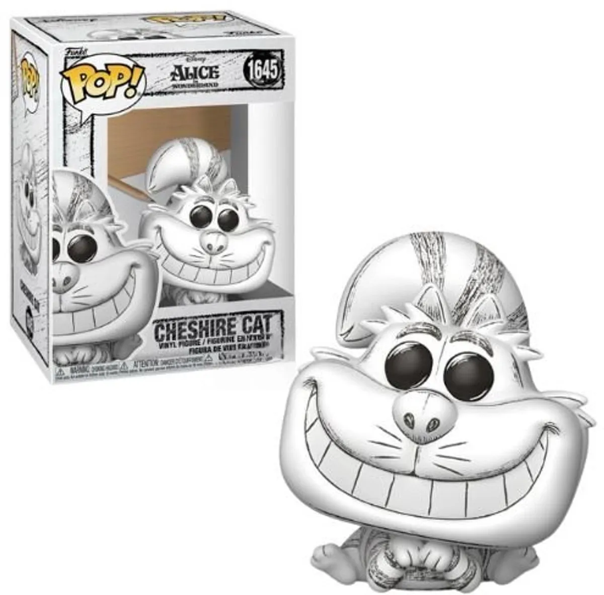 Funko Pop! Disney Sketched Cheshire Cat #1645 - Multicolor