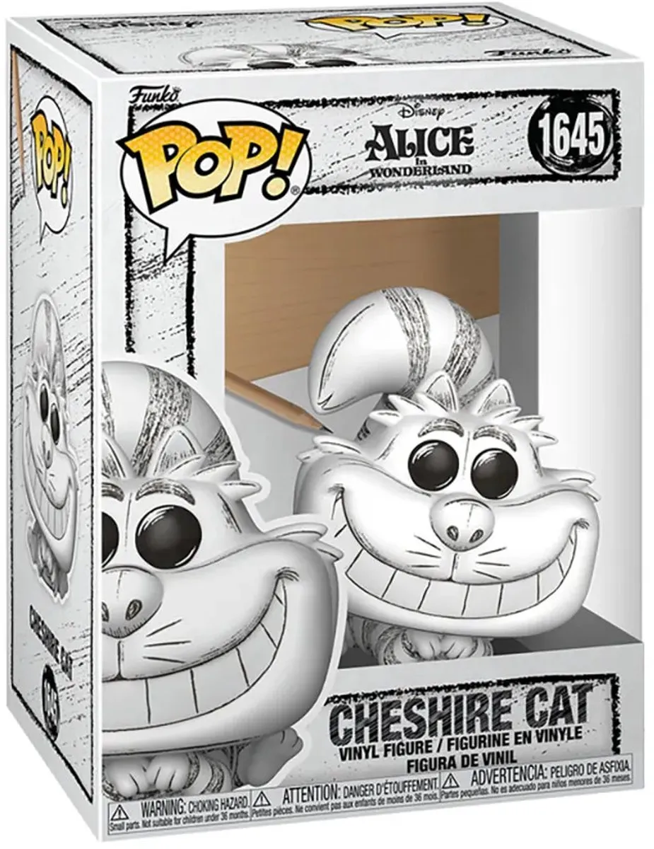 Funko Pop! Disney Sketched Cheshire Cat #1645 - Multicolor