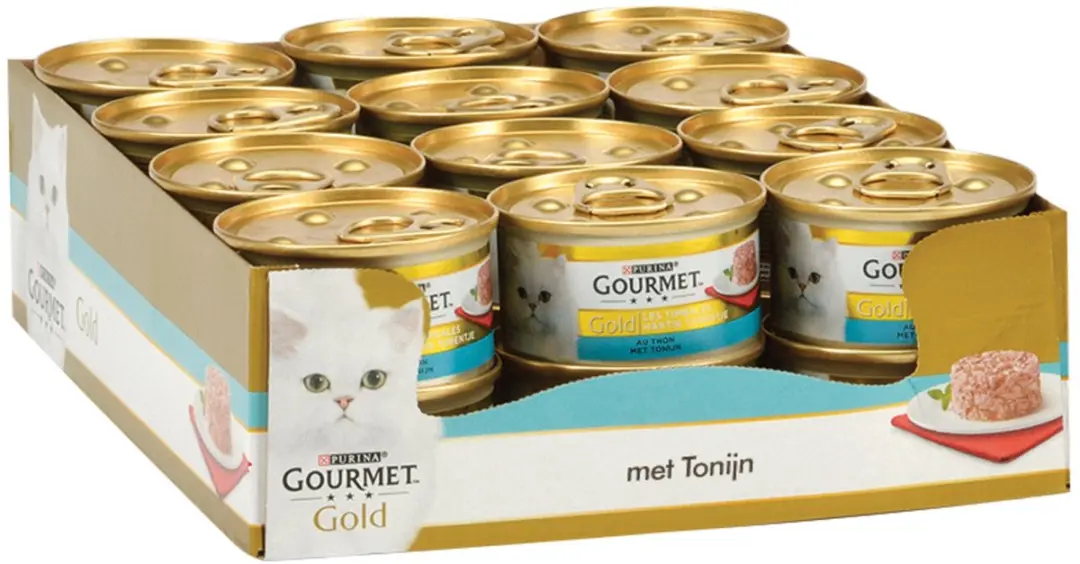 Gourmet Gold Hartig Torentje Kattenvoer 85g