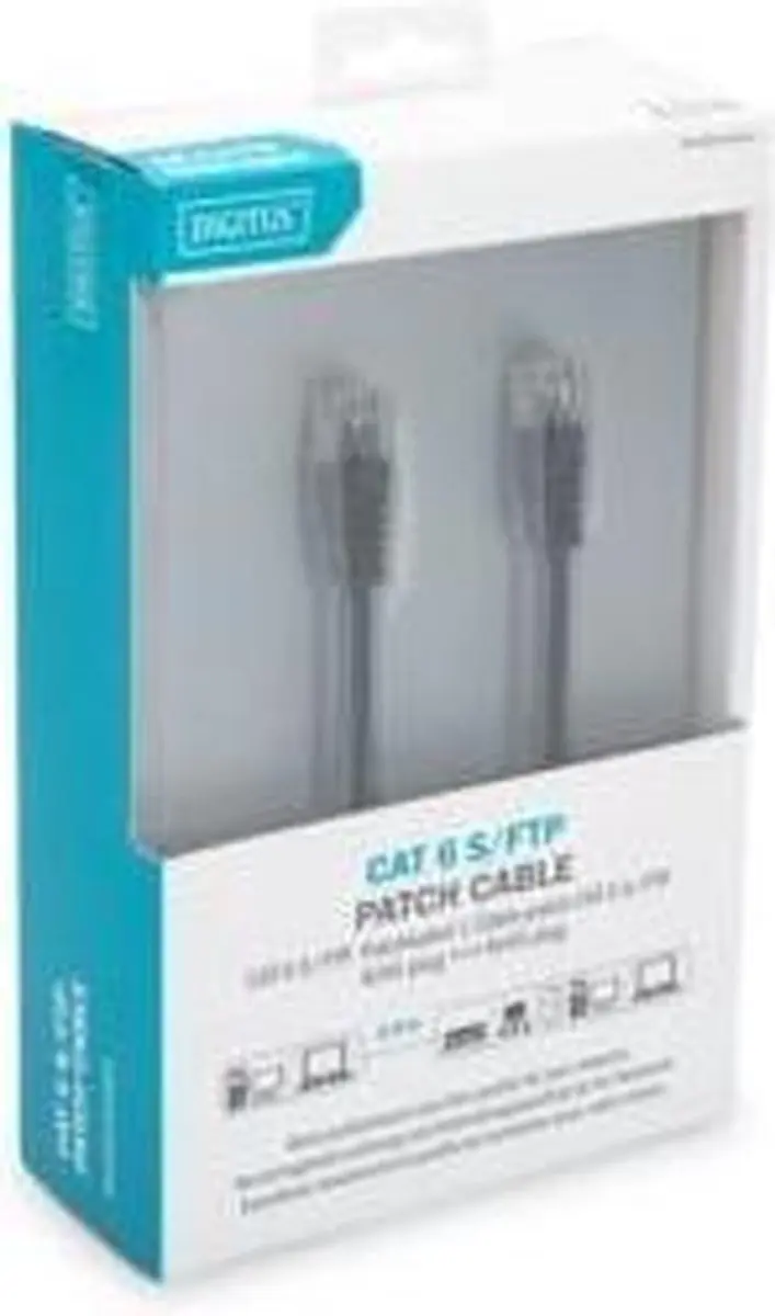 Digitus CAT6 sFTP Kabel 3m - Zwart