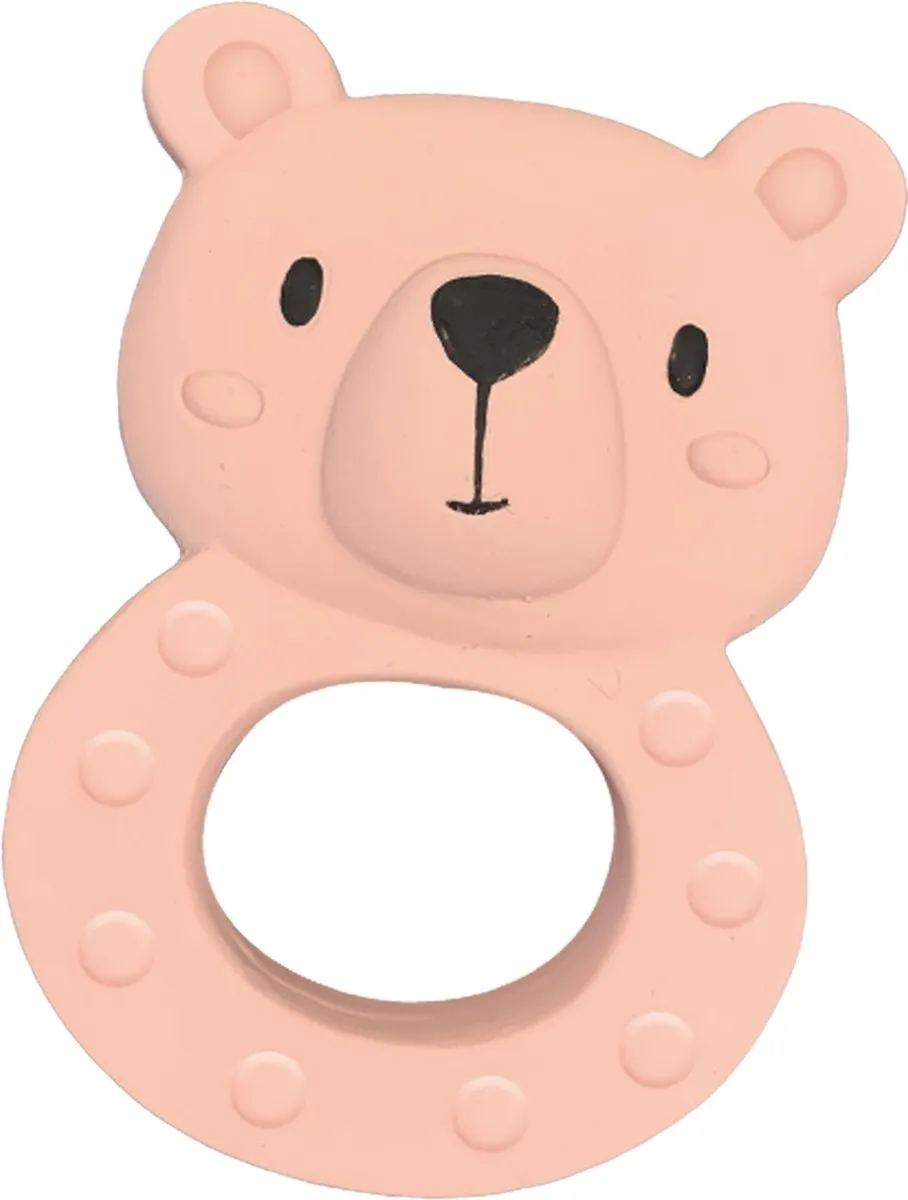 SES Creative Tiny Talents Bijtring Bo Beer - Natuurrubber