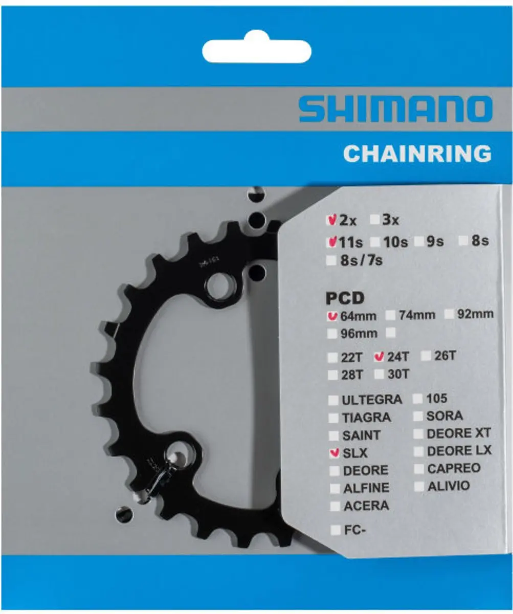 Shimano SLX FC-M7000 Kettingblad 34T - 11 Speed - Zwart