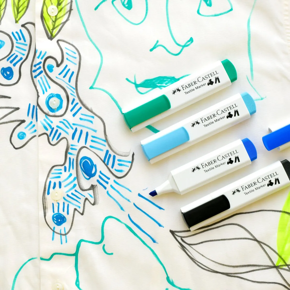 Faber-Castell Textielmarker FC-159509 - Neon Oranje