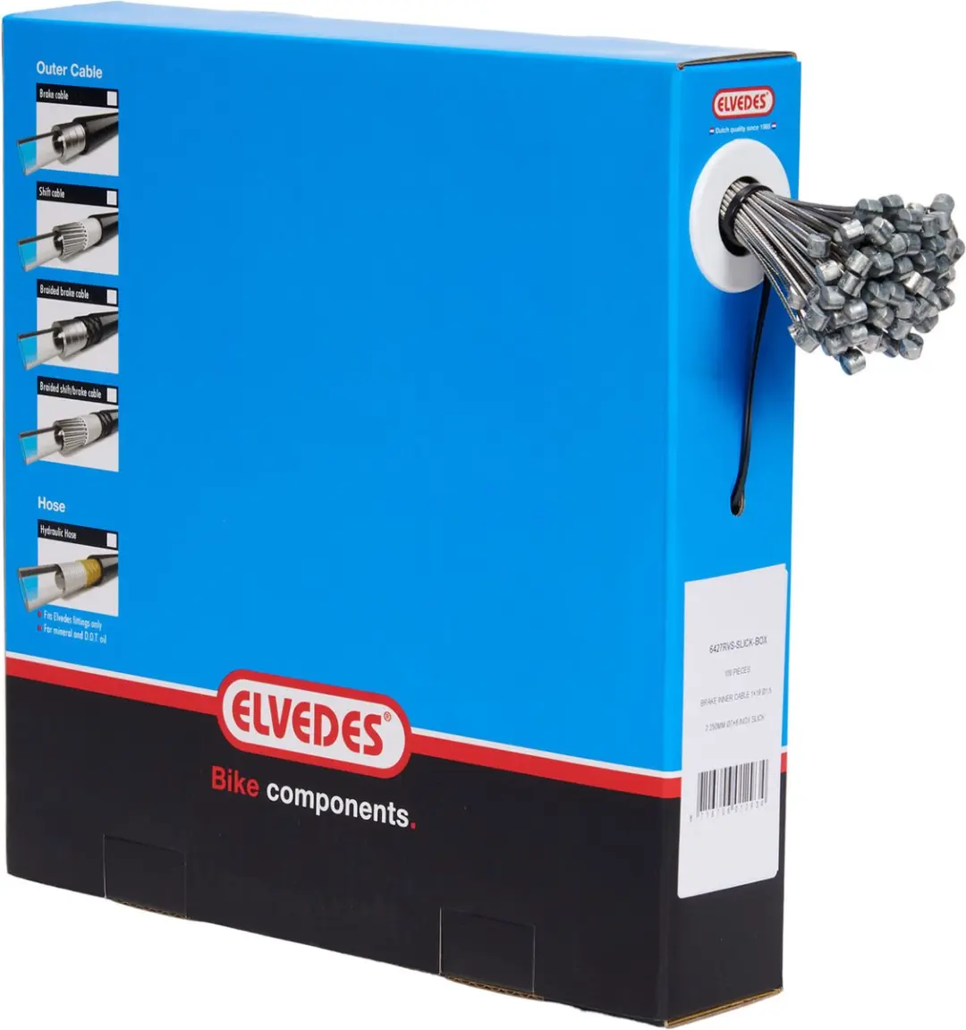 Elvedes Rem Binnenkabels 2250mm RVS Slick Ø1,5mm - 100 Stuks - afbeelding 6 van 6