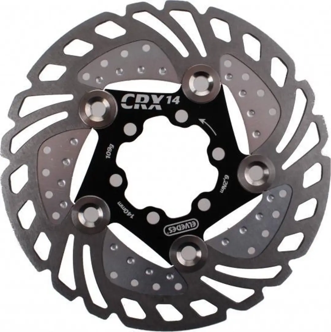Elvedes Remschijf CRX14 140mm - 6 Gaten - Staal - Zilver/Zwart - afbeelding 3 van 3