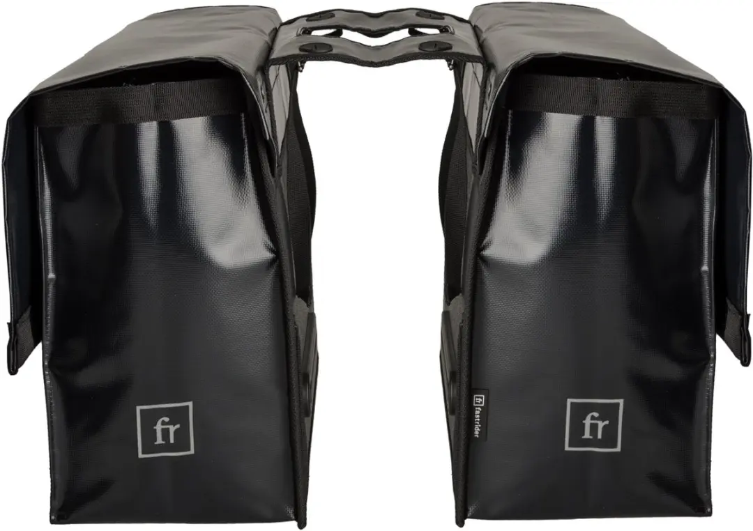 FastRider Cargo Dubbele Fietstas - 46L - Zwart