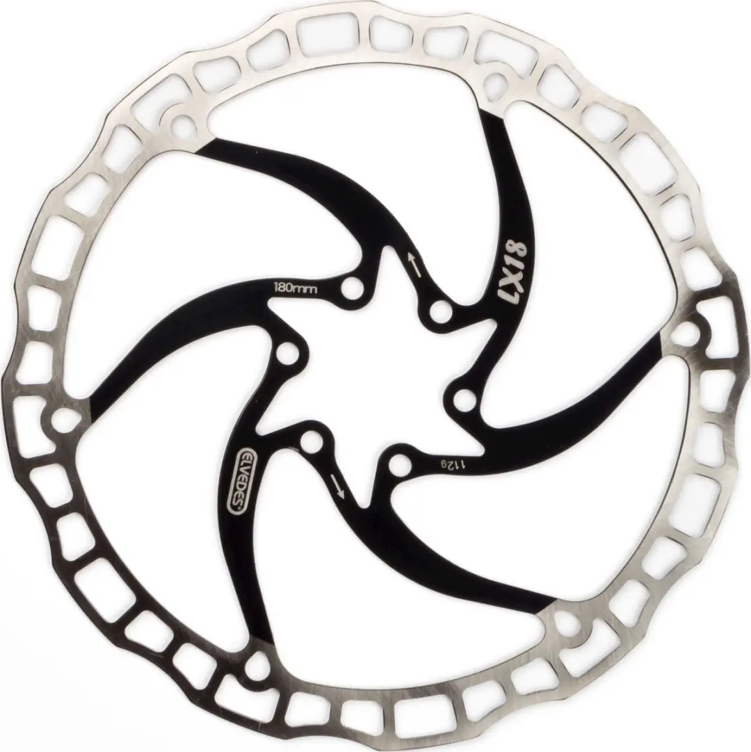 Elvedes Remschijf 180mm 6-Gaats