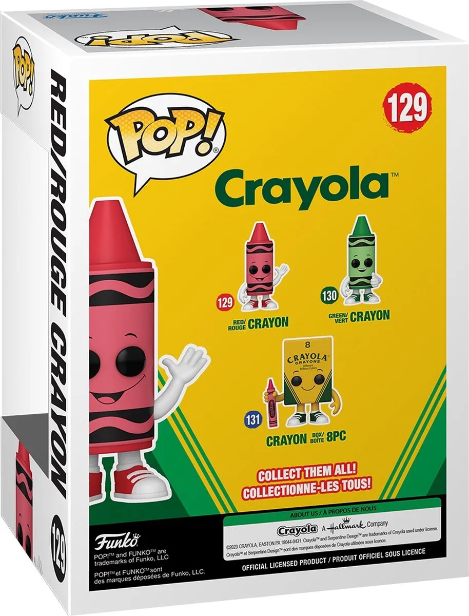 Funko Pop! Crayola Red Crayon 65253 - Multi